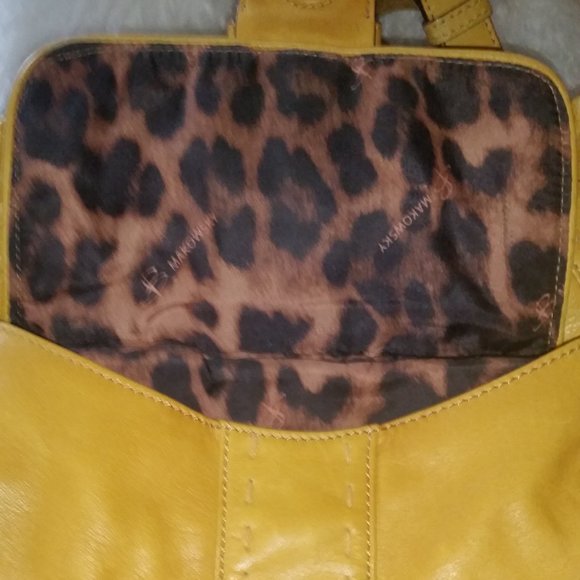 B. Makowsky mustard yellow large soft leather satchel - Picture 12 of 12